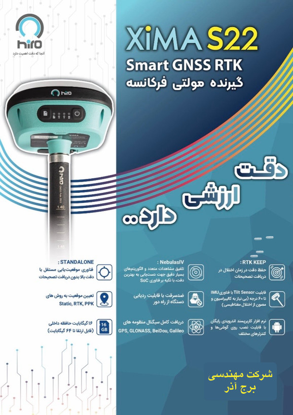جی پی اس مولتی فرکانس هیرو مدل S22